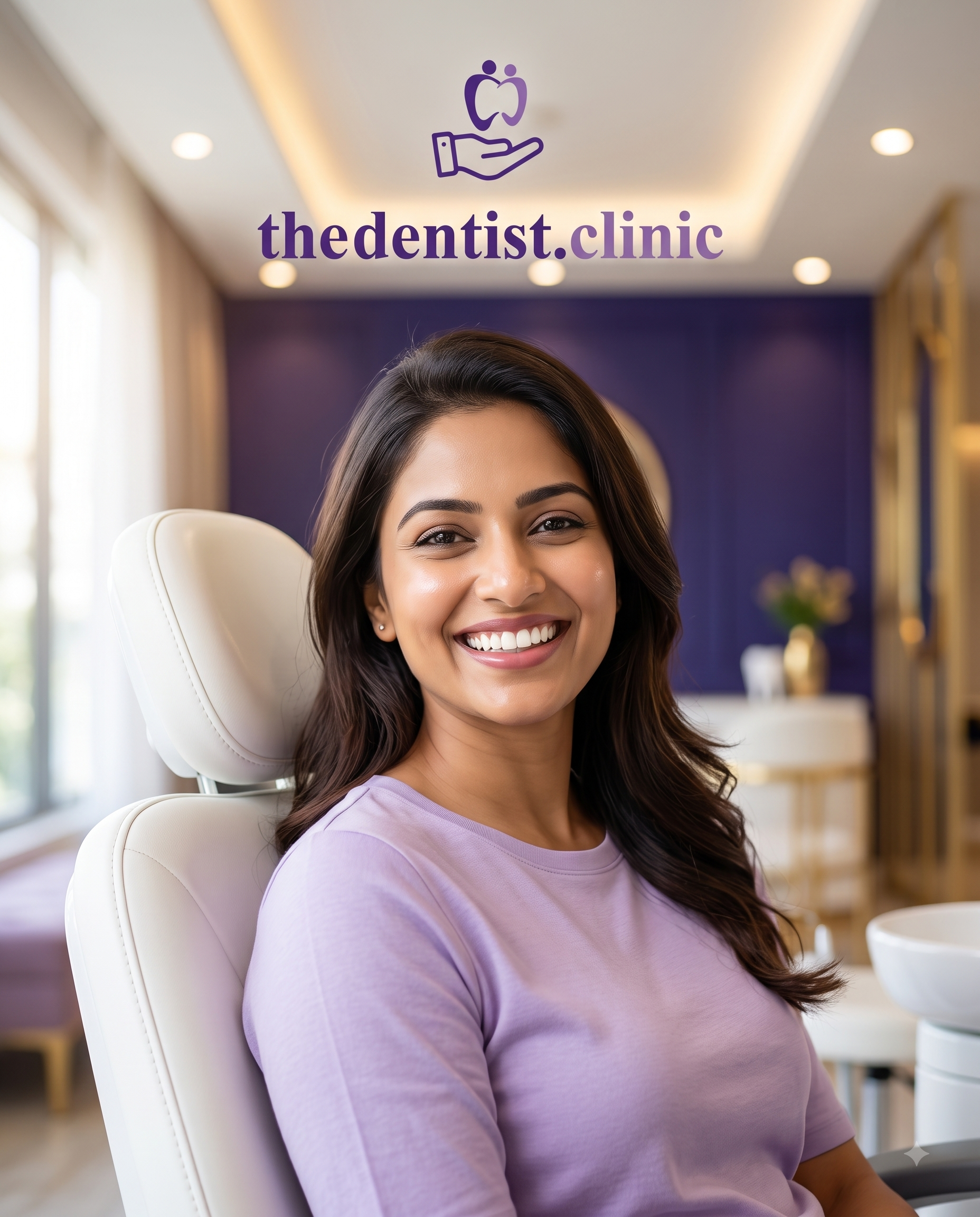 Confident patient smiling at TheDentist.clinic, Gachibowli